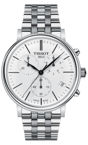 Tissot Carson Premium Chronograph White 41mm