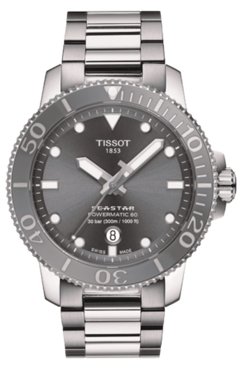 Tissot Seastar 1000 Powermatic 80 43mm Grey