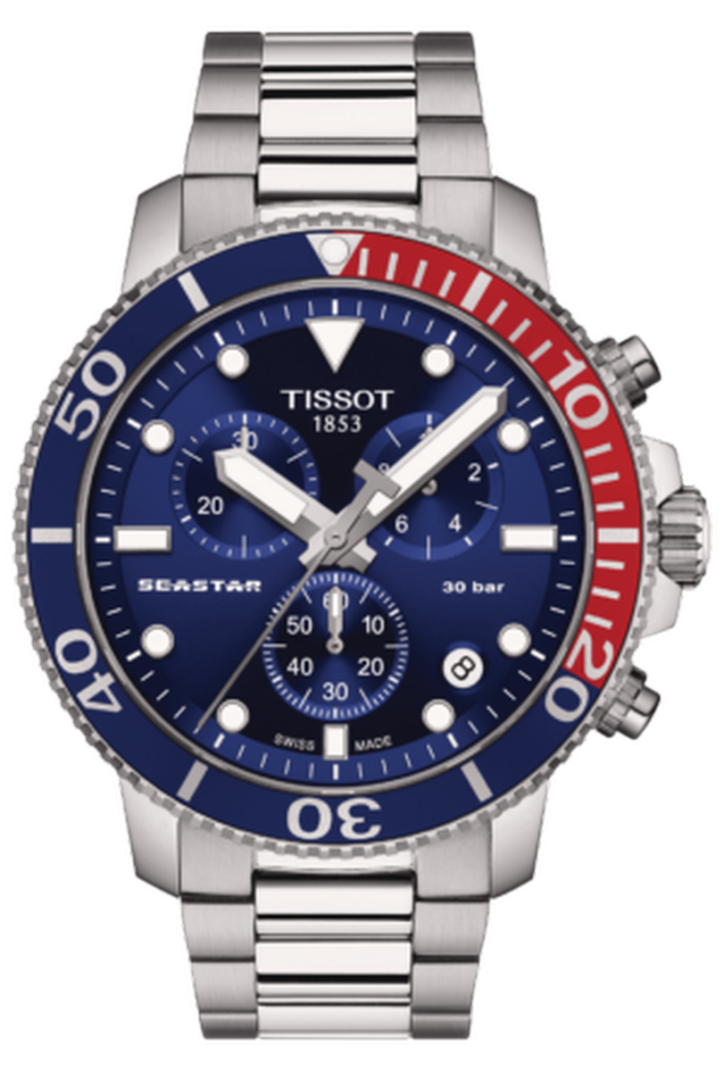 Tissot Seastar 1000 Chronograph Quartz 45mm Blue