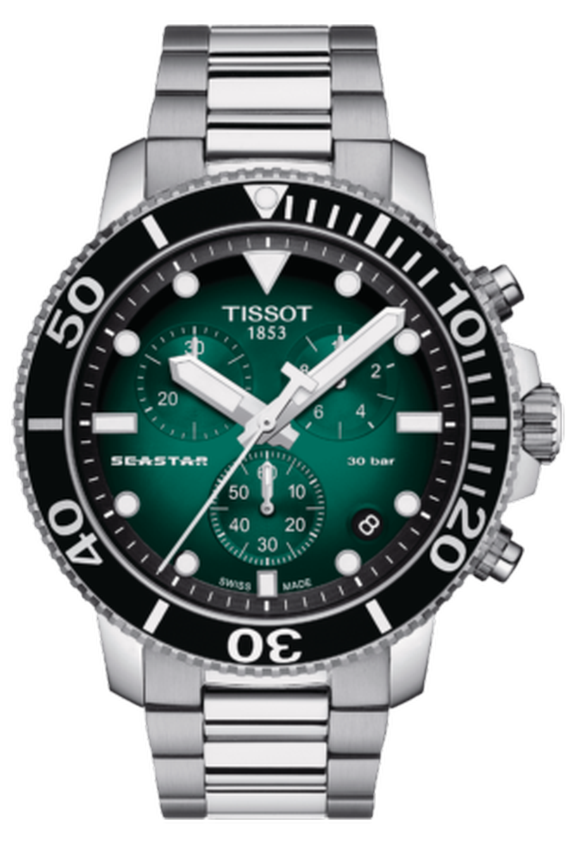 Tissot Seastar 1000 Chronograph Quartz 45mm Green