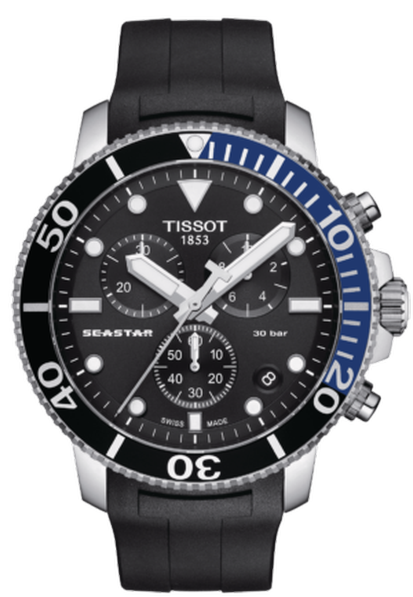 Tissot Seastar 1000 Chronograph Quartz 45mm Black