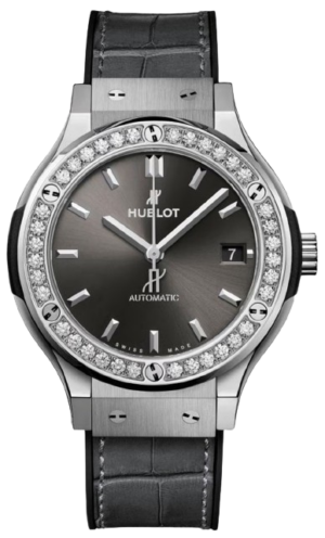 Hublot Classic Fusion Titanium Diamonds 38mm Grey
