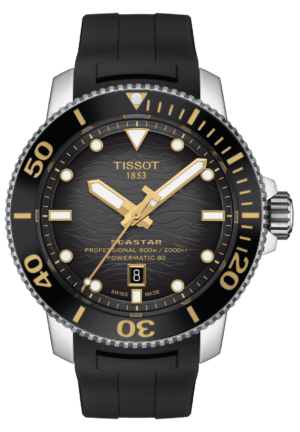 Tissot Seastar 2000 Powermatic 80 45Mm Black