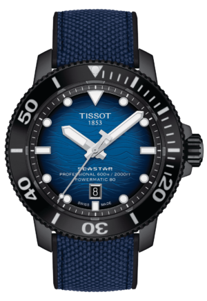 Tissot Seastar 2000 Powermatic 80 PVD 46mm Blue