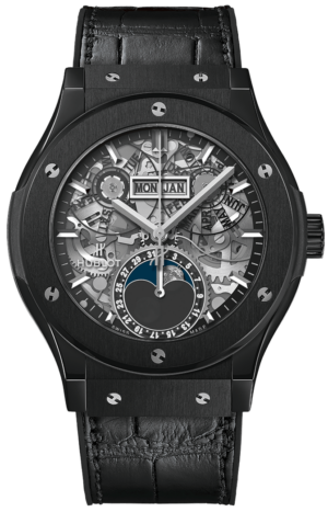 Hublot Classic Fusion Aerofusion Moonphase Black Magic 45mm