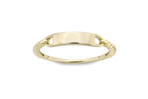 Miss Mimi Ring Engravable Beaded Band