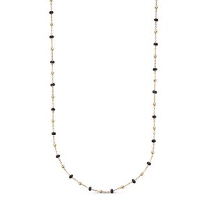 Miss Mimi Necklace Black Enamel