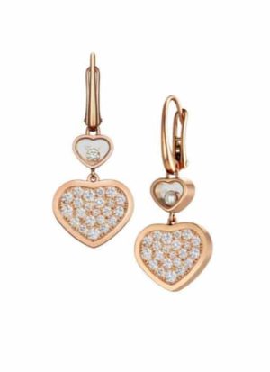 Chopard Happy Hearts Earring 18Kt Rose Gold