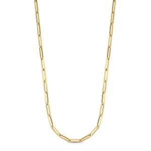 Miss Mimi Necklace Paper Clip 14Kt Yellow Gold