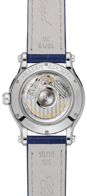 Chopard Happy Sport Automatic Sun, Moon & Stars Blue 36mm 278559