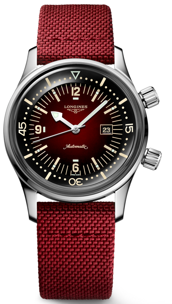 Longines Legend Diver 36mm Bordeaux L3.374.4.40.2 | LORO