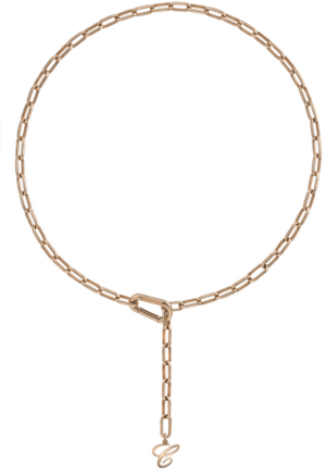 Chopard Les Chaines Necklace C Charm 18Kt Rose Gold