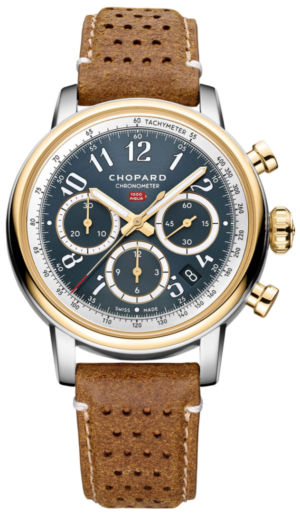 L’oro Canada | Luxury Watches &Amp; Jewellery 79 Chopard Mille Miglia Classic Chronograph Grey Bouchone Yellow Gold Steel 40.5Mm