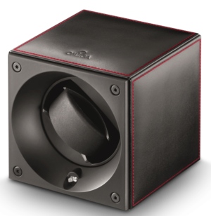 Omega Leather Single Watch Winder Black