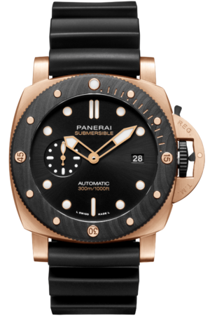 L’oro Canada | Luxury Watches &Amp; Jewellery 79 Panerai Submersible Quarantaquattro Goldtech Orocarbo Black 44Mm