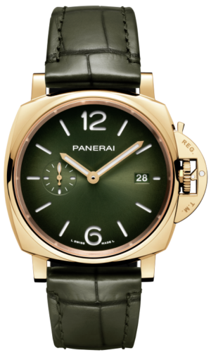 Panerai Luminor Due Yellow Gold Green 42mm