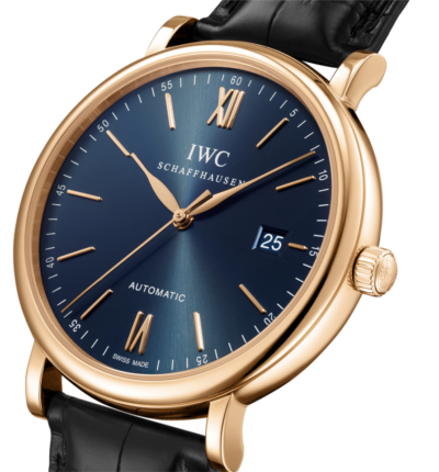 IWC Portofino Automatic 18kt Rose Gold Blue 40mm IW356522 | LORO