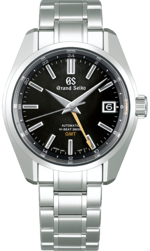 Grand Seiko Heritage Hi Beat GMT Mt Iwate Pattern Black 40mm