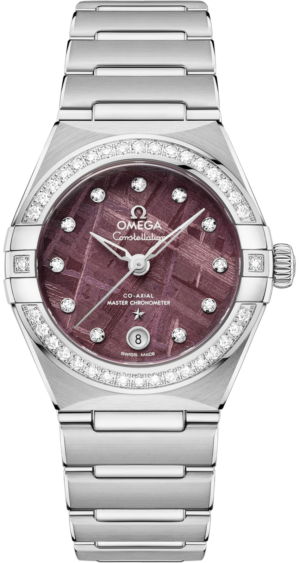 Omega Boutique Toronto 3 Omega Constellation Diamond Bezel Indices Purple Meteorite 29Mm