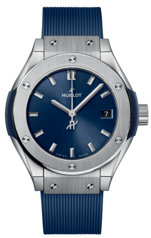 Hublot Classic Fusion Quartz Titanium Blue 29mm