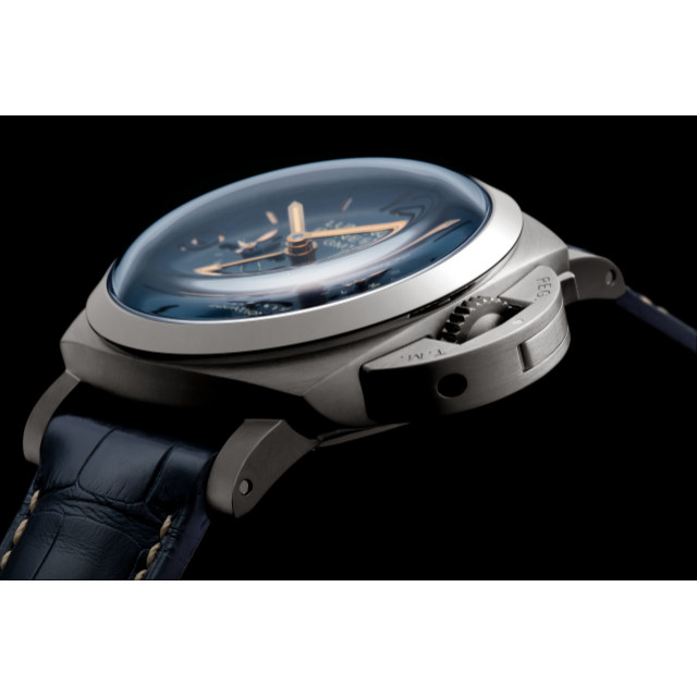 Panerai Luminor Equation Of Time Manual Titanium Blue 47mm