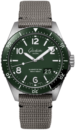 L’oro Canada | Luxury Watches &Amp; Jewellery 80 Glashutte Original Seaq Panorama Date Green 43.2Mm