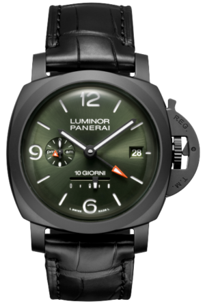L’oro Canada | Luxury Watches &Amp; Jewellery 78 Panerai Luminor Dieci Giorni Gmt Ceramica Green 44Mm