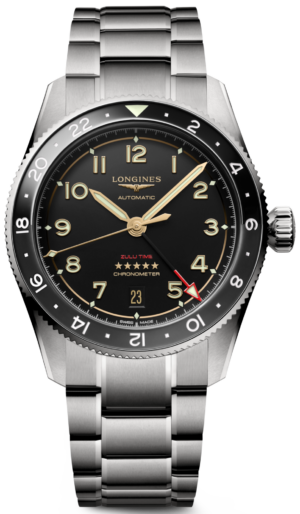 L’oro Canada | Luxury Watches &Amp; Jewellery 81 Longines Spirit Zulu Time Titanium Anthracite 39Mm