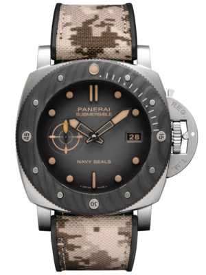 Panerai Submersible Navy Seals Titanio Black 47Mm