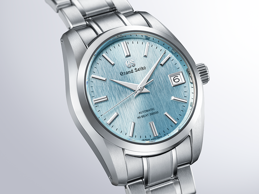 時計 SEIKO GRAND QUARTZ HGP Grand Seiko Heritage Mt Iwate Frozen Waterfall Hi Beat Ice Blue