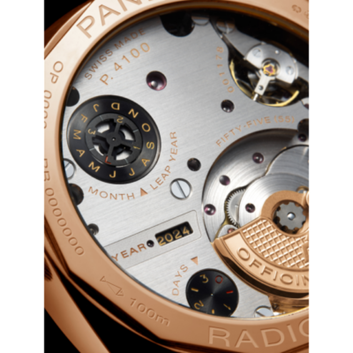 Panerai Radiomir Perpetual Calendar GMT Goldtech White Sun Brushed