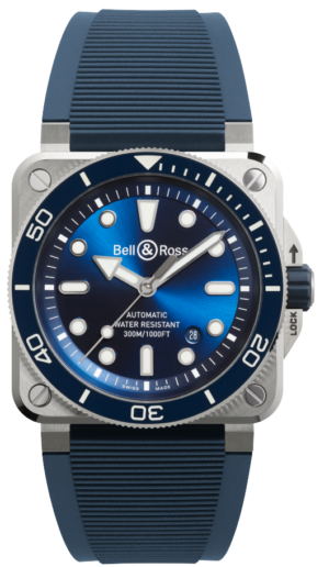 Bell & Ross BR-03 Diver Blue 42mm BR03A-D-BLU-ST/SRB | LORO
