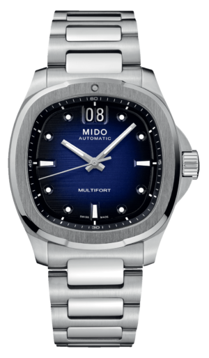 Mido Multifort Tv Big Date Blue 39.2X40Mm