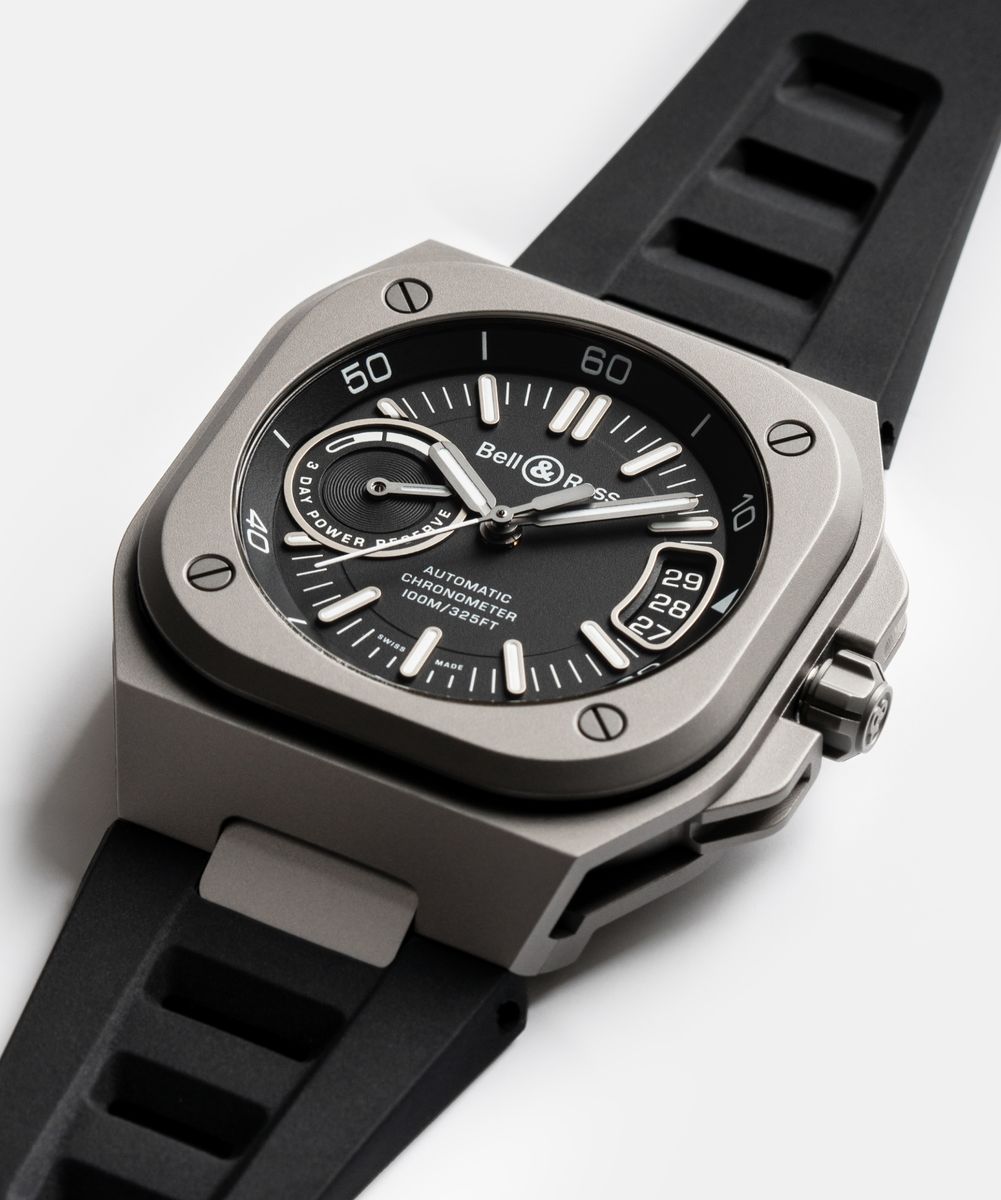 Bell & Ross BR X5 Titanium Black 41mm BRX5R-BL-TI/SRB | LORO