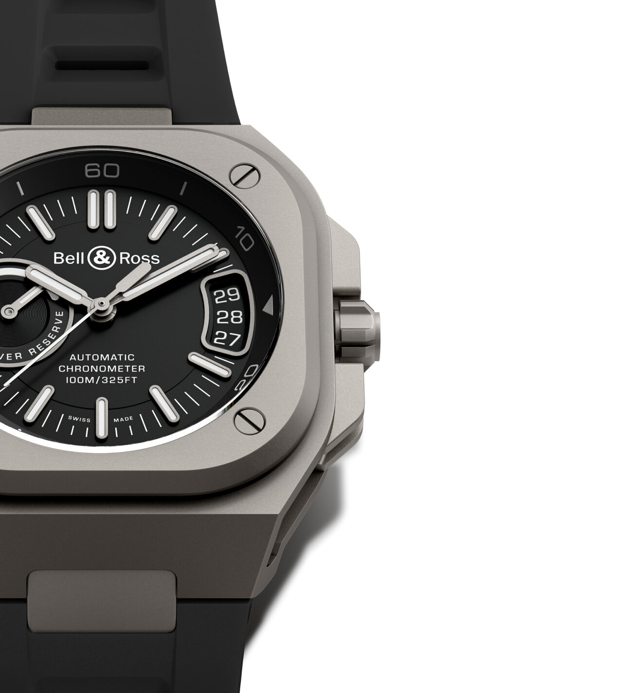 Bell & Ross BR X5 Titanium Black 41mm BRX5R-BL-TI/SRB | LORO