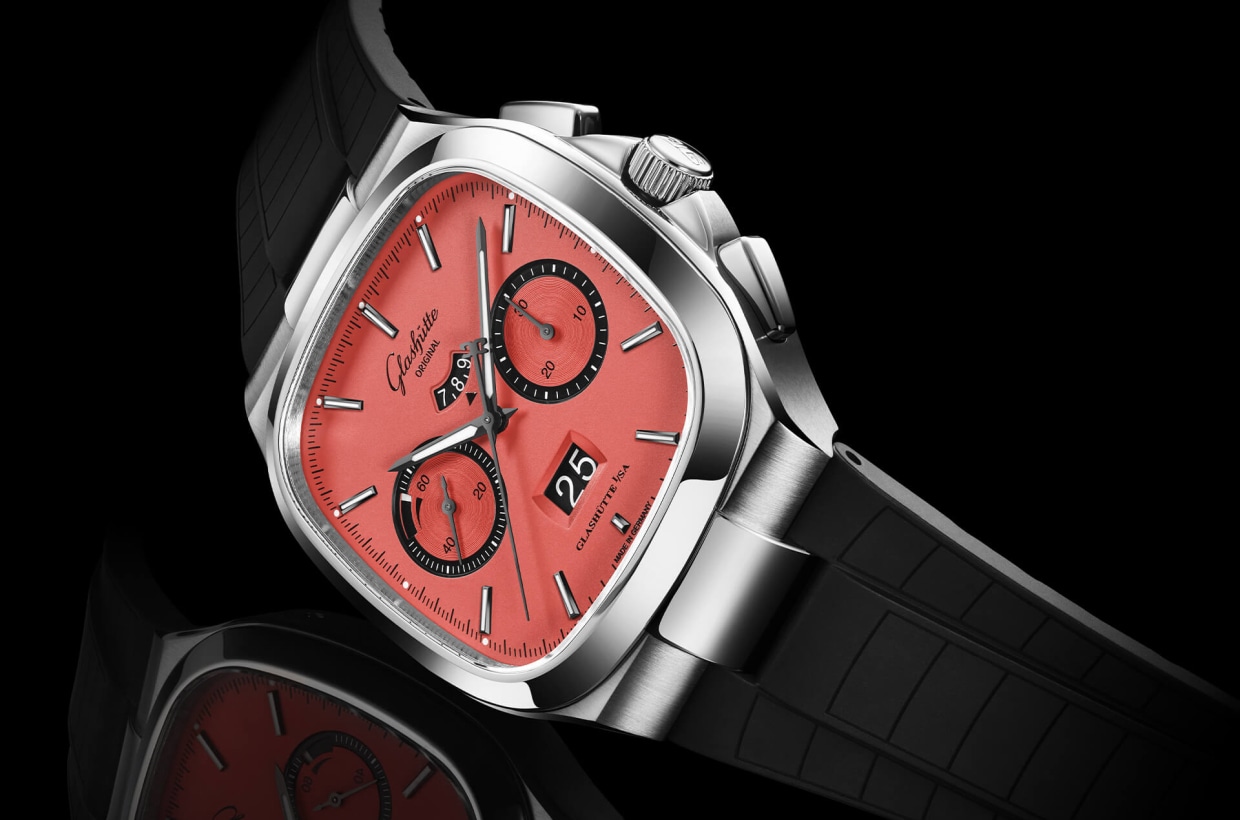 Glashutte Original Seventies Chronograph Panorama Date Watermelon