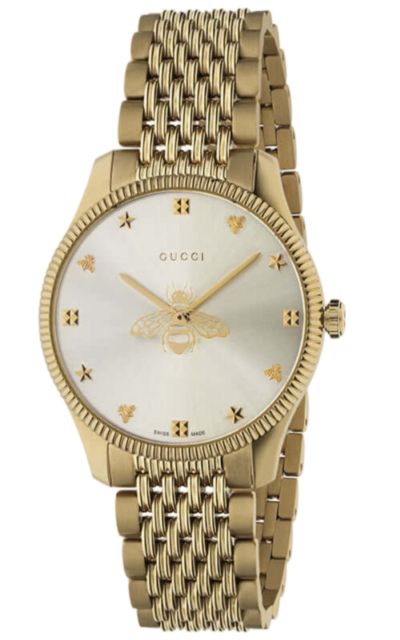 Gucci G-Timless Quartz Yellow PVD & Steel Silver 36mm YA1264155 | LORO