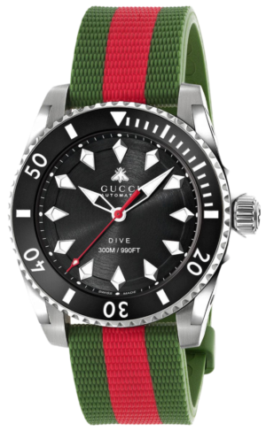 L’oro Canada | Luxury Watches &Amp; Jewellery 82 Gucci Dive Automatic Black 40Mm