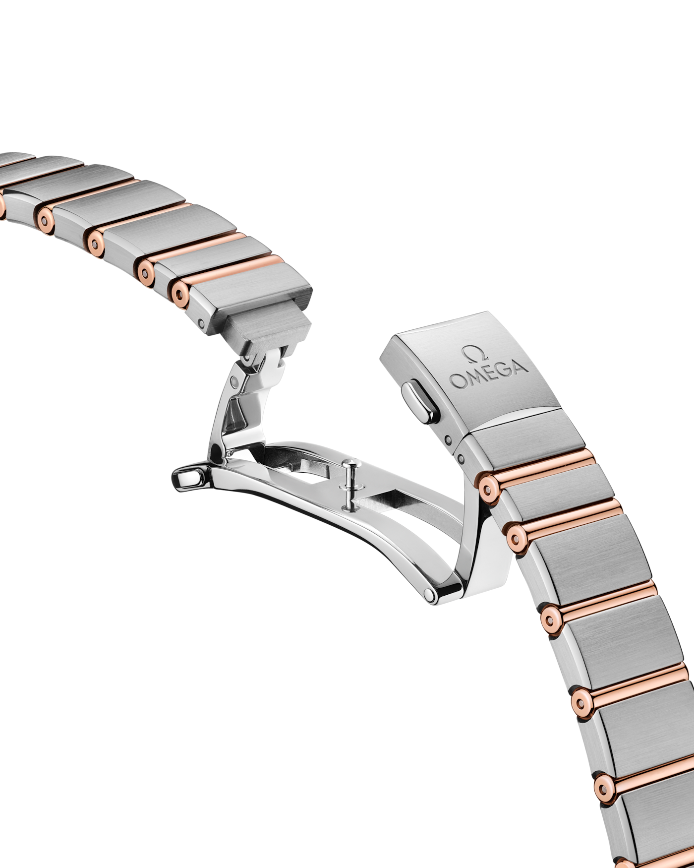 Omega Constellation Quartz Sedna Gold & Steel Purple Meteorite