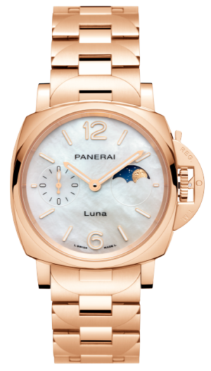 Panerai Luminor Due Luna TuttoOro Madreperla 38mm