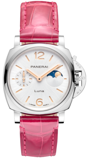 Panerai Luminor Due Luna Silver 38mm