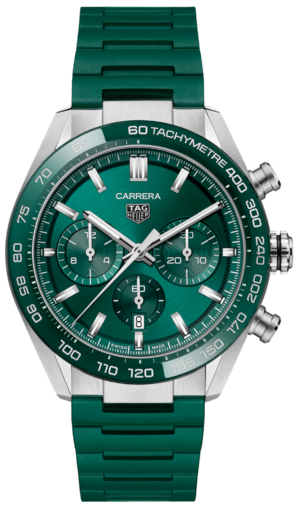 Tag Heuer Carrera Chronograph Brushed Green 44mm