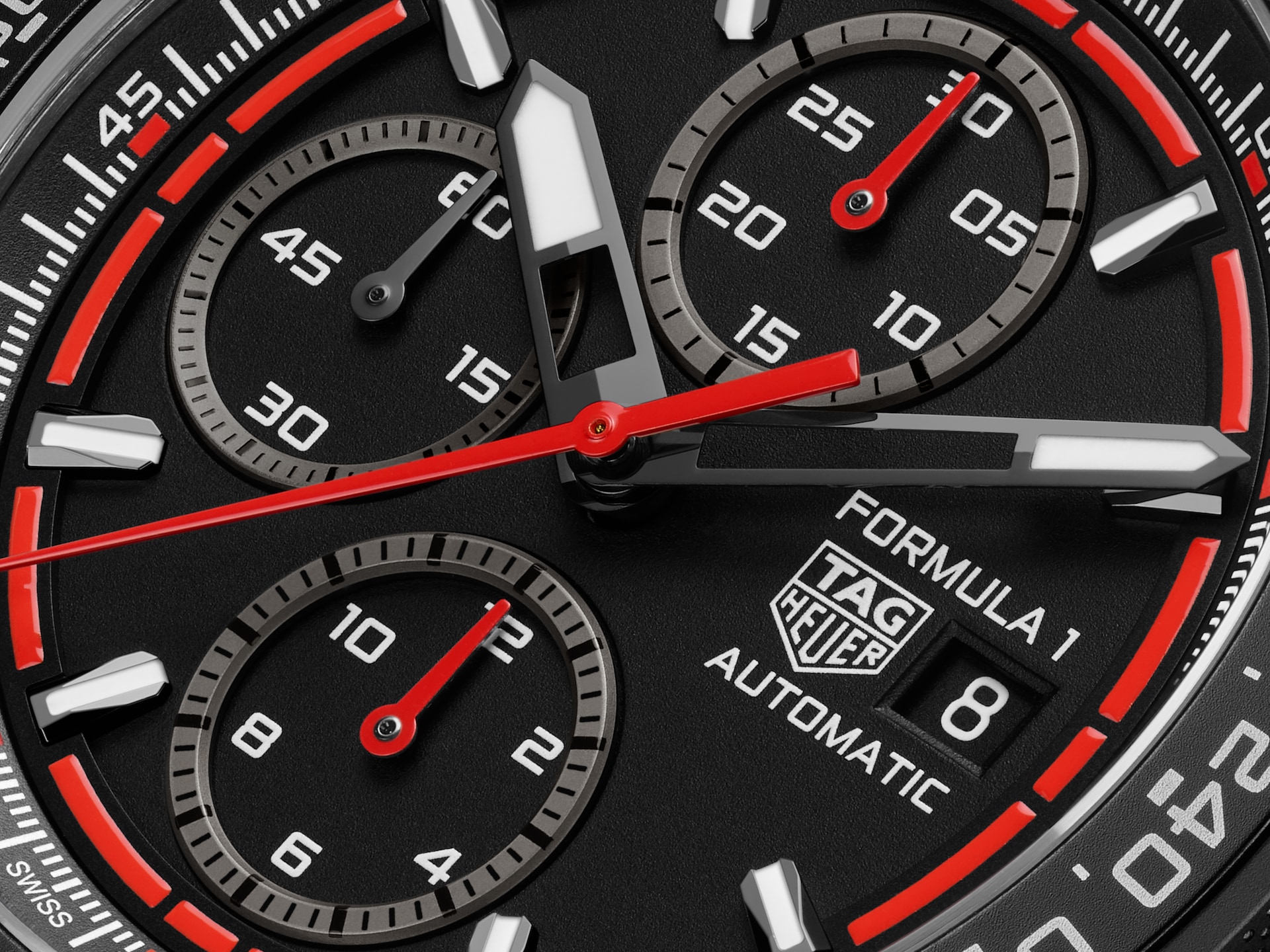 TAG Heuer Formula 1 腕時計 Tag Heuer Formula 1 Chronograph Automatic Black 44mm CBZ2082
