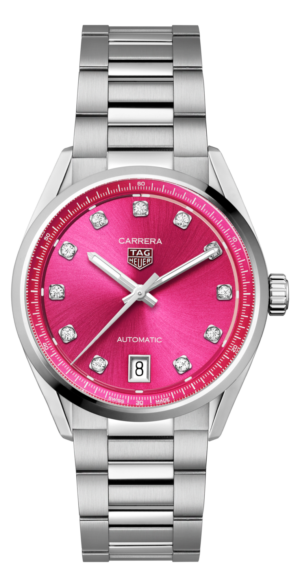 Tag Heuer Carrera Date Snailed Pink 36mm