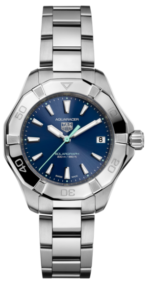 Tag Heuer Aquaracer Professional 200 Solargraph Sunray Blue 34Mm
