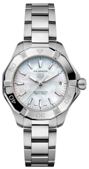 Tag Heuer Aquaracer Professional 200 Solargraph White MOP 34mm