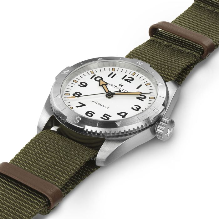Hamilton Khaki Field Expedition Automatic White 37mm H70225910 | LORO