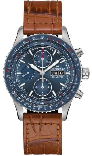 L’oro Canada | Luxury Watches &Amp; Jewellery 80 Hamilton Khaki Aviation Converter Automatic Chronograph Blue 44Mm