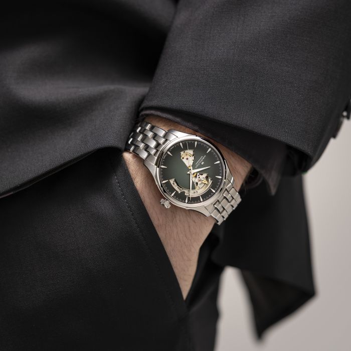 Hamilton Jazzmaster Open Heart Automatic Green 40mm H32675160 | LORO