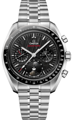 Omega Speedmaster Co-Axial Moonphase Chronograph Black Meteorite 43mm